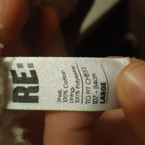 Brown sherpa lined corduroy jacket - Picture 5 of 5